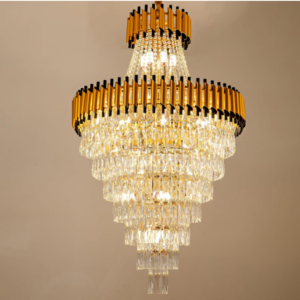 Modern Luxury Crystal Chandelier: Illuminate your space with opulence using our Modern Luxury Crystal Chandelier. Standing at 32 inches and adorned with 32 dazzling lights, this fixture exudes elegance and sophistication.