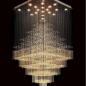 Extra Large Crystal Raindrop Chandelier: Transform your villa with the stunning Extra Large Crystal Raindrop Chandelier, epitomizing elegance and luxury.