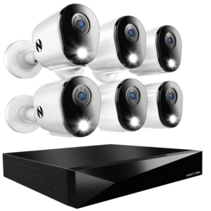 Elevate your home security with the Night Owl 12CH DVR Security System, featuring high-definition 2K Deterrence Cameras.