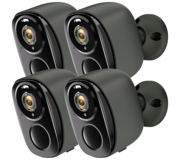 4PC 2K Wireless Outdoor Security Cameras: Elevate your security with our 4PC 2K Wireless Outdoor Security Cameras.