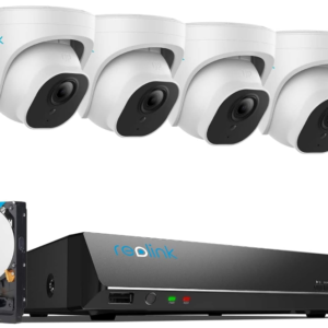 REOLINK 4K Security Camera System: Experience unmatched security with the REOLINK 4K Security Camera System. Equipped with advanced person and vehicle detection technology,