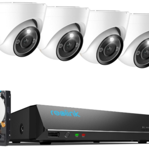 REOLINK 12MP PoE Security Camera System: Discover unparalleled security with the REOLINK 12MP PoE Security Camera System. With advanced person, vehicle, and pet detection capabilities,