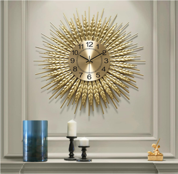 Gold Mid Century Wall Clock: Enhance your home decor with our Gold Mid Century Wall Clock.