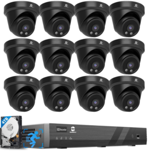 Upgrade your security with the GWSECU 16CH Security System, featuring high-resolution 5MP PoE dome cameras and advanced AI detection capabilities.