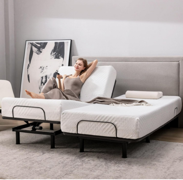 Split King Adjustable Bed: Experience unparalleled comfort and customization with our Split King Adjustable Bed Frame.