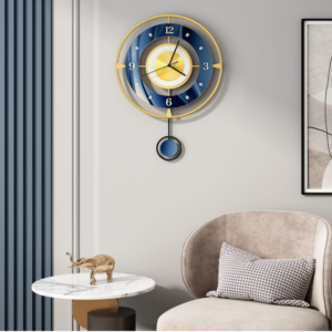 MEISD 21 Inch Blue Wall Clock: Upgrade your decor with our MEISD 21 Inch Blue Wall Clock.