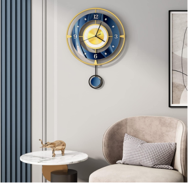 MEISD 21 Inch Blue Wall Clock: Upgrade your decor with our MEISD 21 Inch Blue Wall Clock.