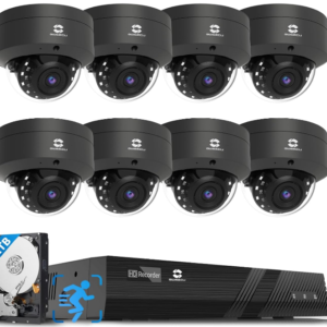 Upgrade your security with the GWSECU 8CH Security System, featuring high-definition 5MP PoE cameras and smart AI detection capabilities.