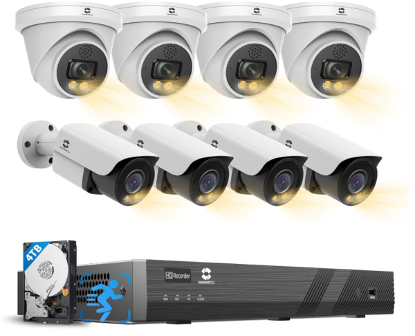 Experience next-level security with the GWSECU 16CH Security Camera System. Featuring advanced AI detection technology, t