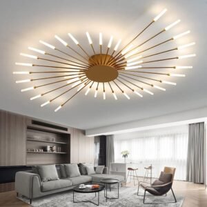 Elevate your space with the enchanting allure of our Flower Shape LED Ceiling Lamp. Crafted to infuse modern elegance into your living room or bedroom,