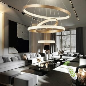 Illuminate your space with elegance and sophistication using our 31.5" LED Crystal Chandelier. This luxury modern fixture exudes opulence and refinement, adding a touch of glamour to any room. Crafted with precision and style in mind,